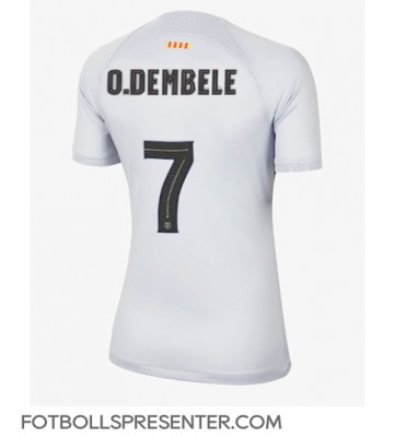 Barcelona Ousmane Dembele #7 Tredje Matchtröja Dam 2022-23 Kortärmad